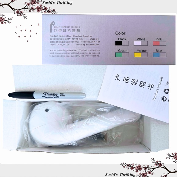 🍣Speaker earphones🍣 - Picture 2 of 7